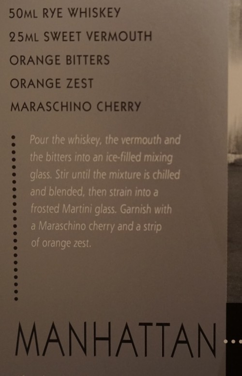 Petite trêve, il a respecté le Manhattan !