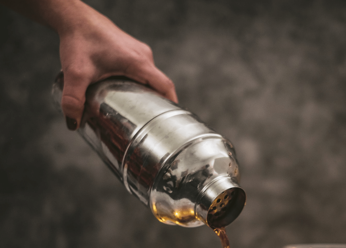 Un shaker en gros plan
