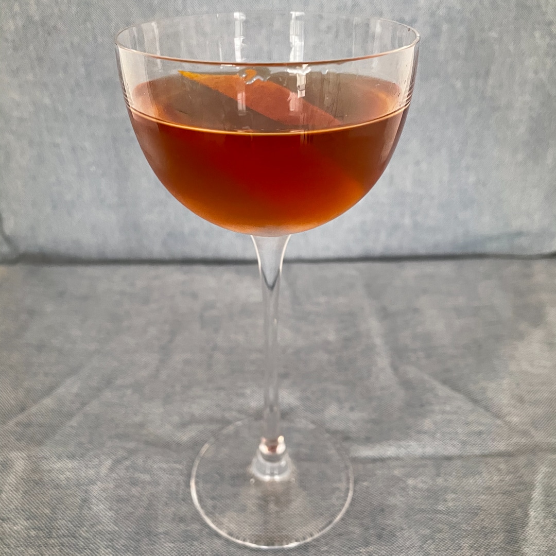 Un Diplomate Cocktail, à base de vermouth et marasquin