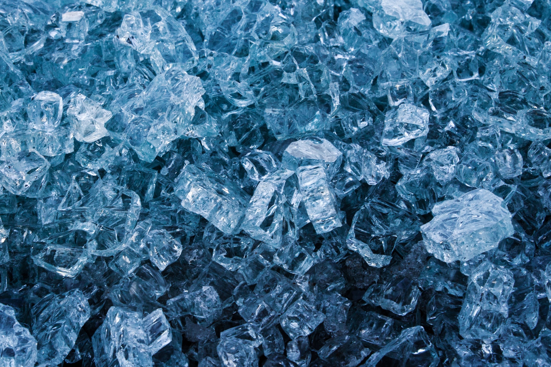 gros plan sur glace pilée