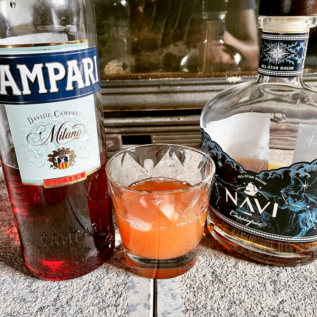 Un Jungle Bird, cocktail à base de rhum et de Campari