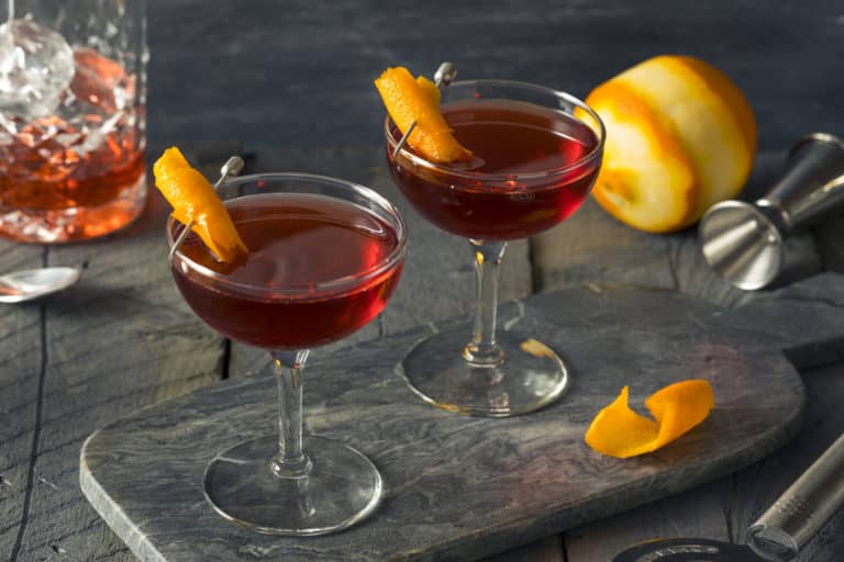 Deux coupes de Boulevardier